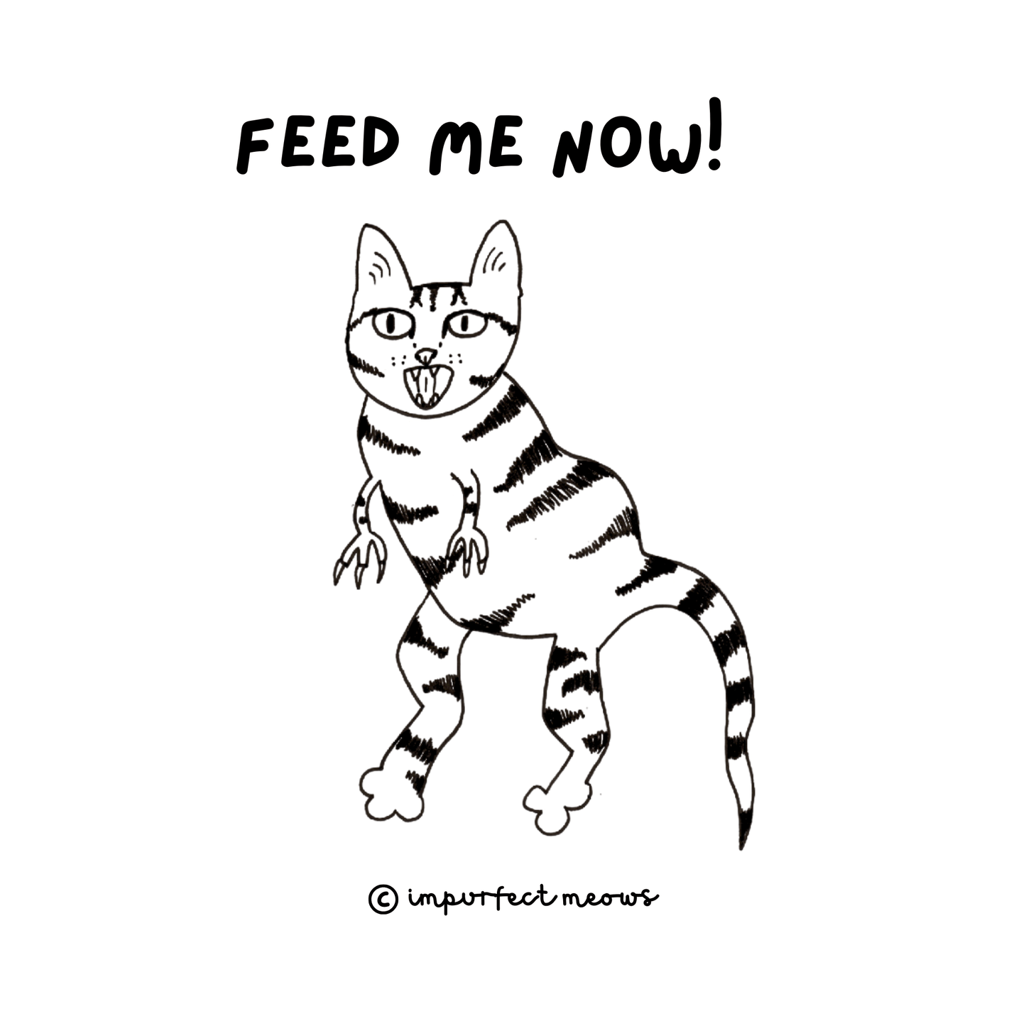 Feed Me Now (Small) Long Sleeve Crew Neck