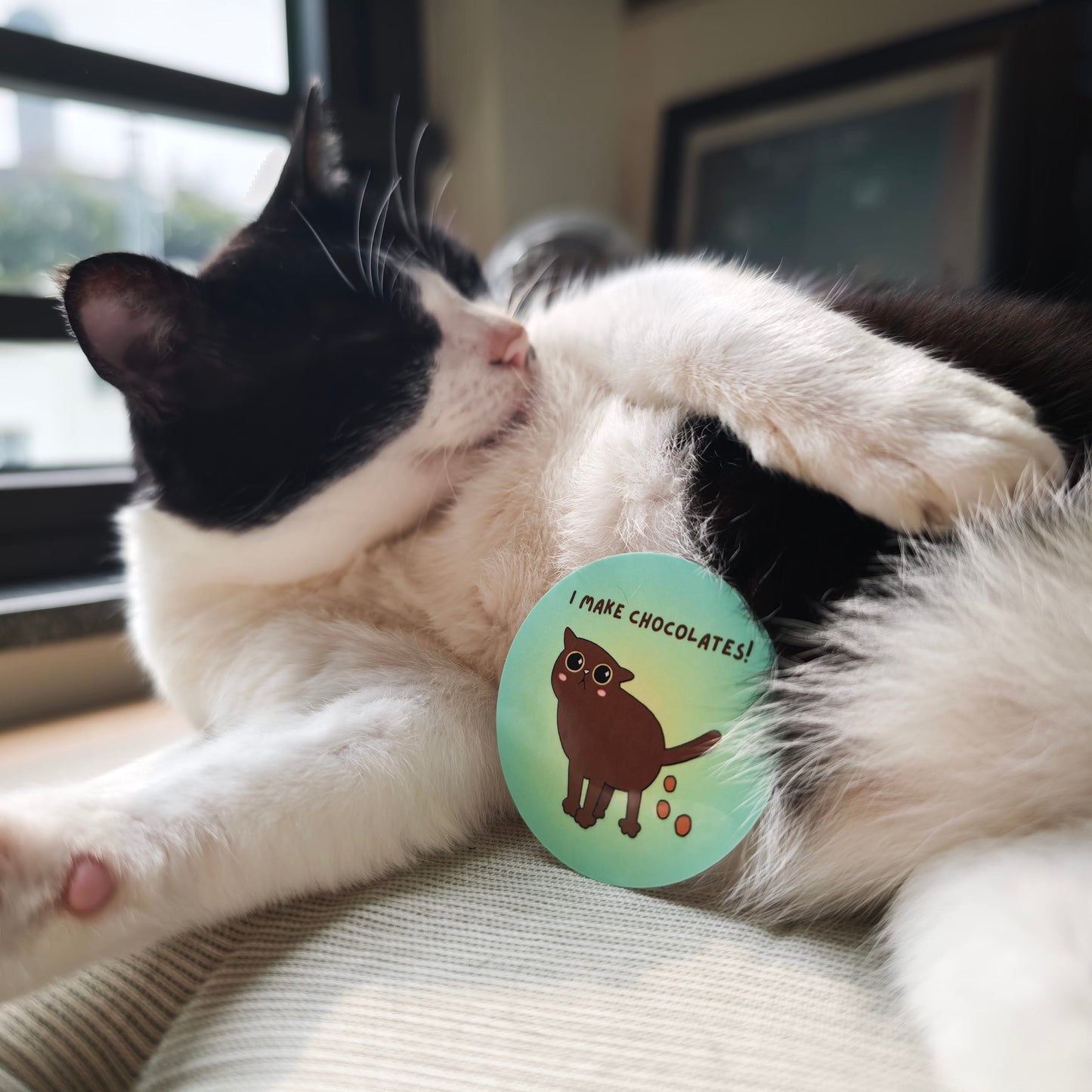 I Make Chocolates Sticker