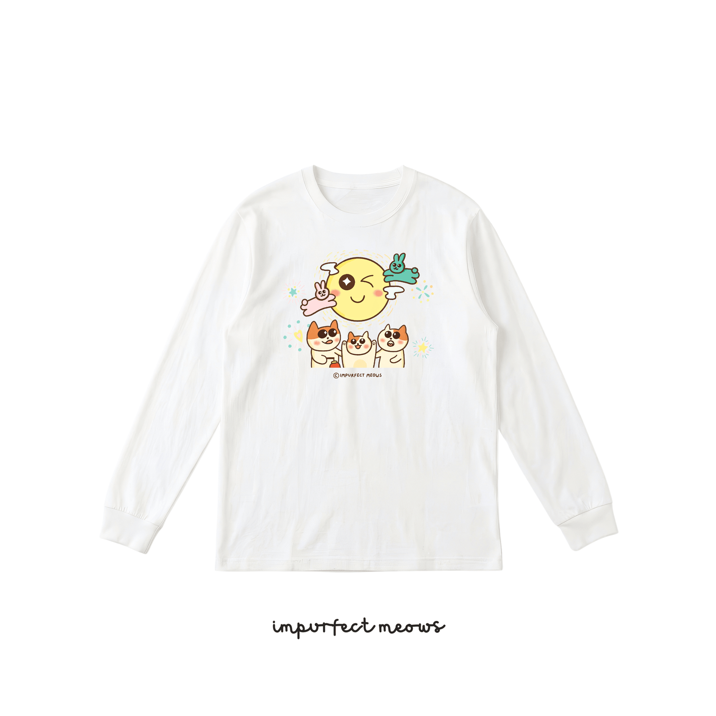 Watching the Moon Long Sleeve Crew Neck