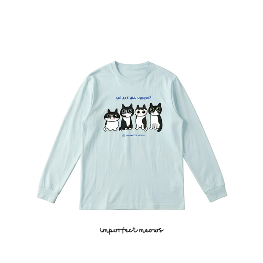 We Are All Unique Long Sleeve Crew Neck