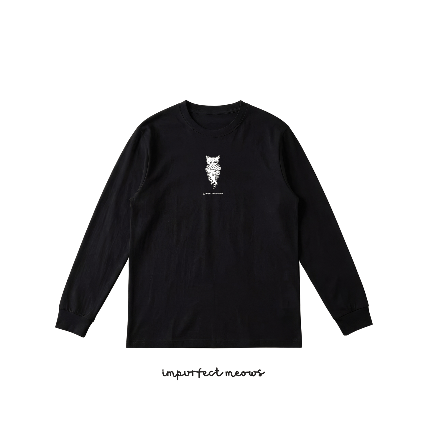 I Want Fish Long Sleeve Crew Neck