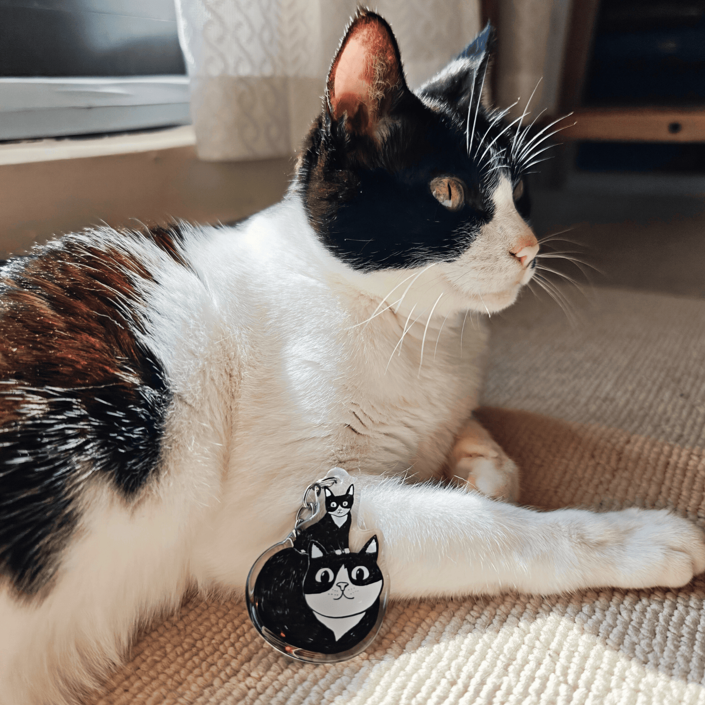 Dad and Baby Keychain
