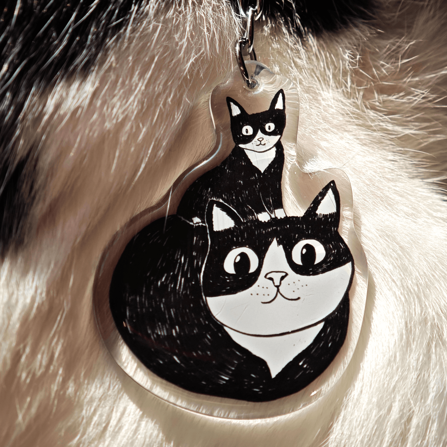 Dad and Baby Keychain