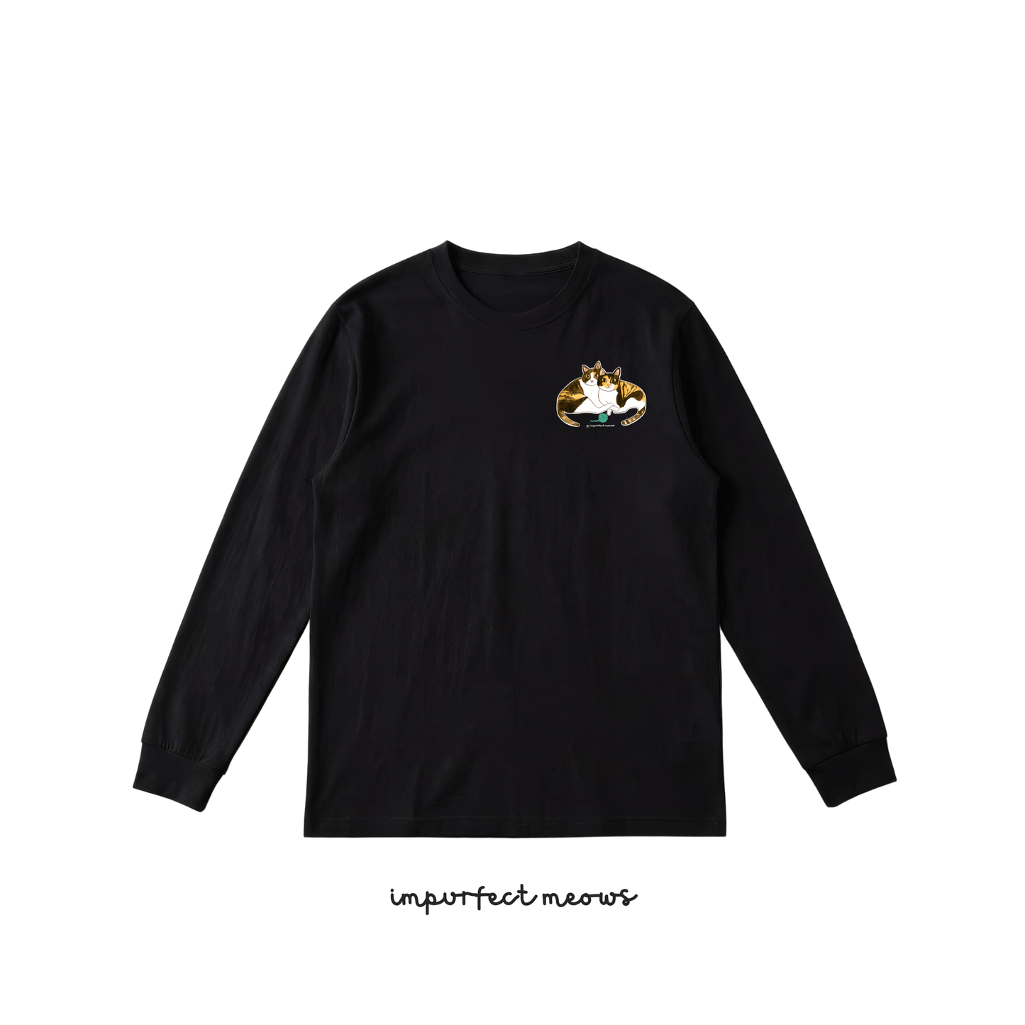 Calico Sisters Long Sleeve Crew Neck