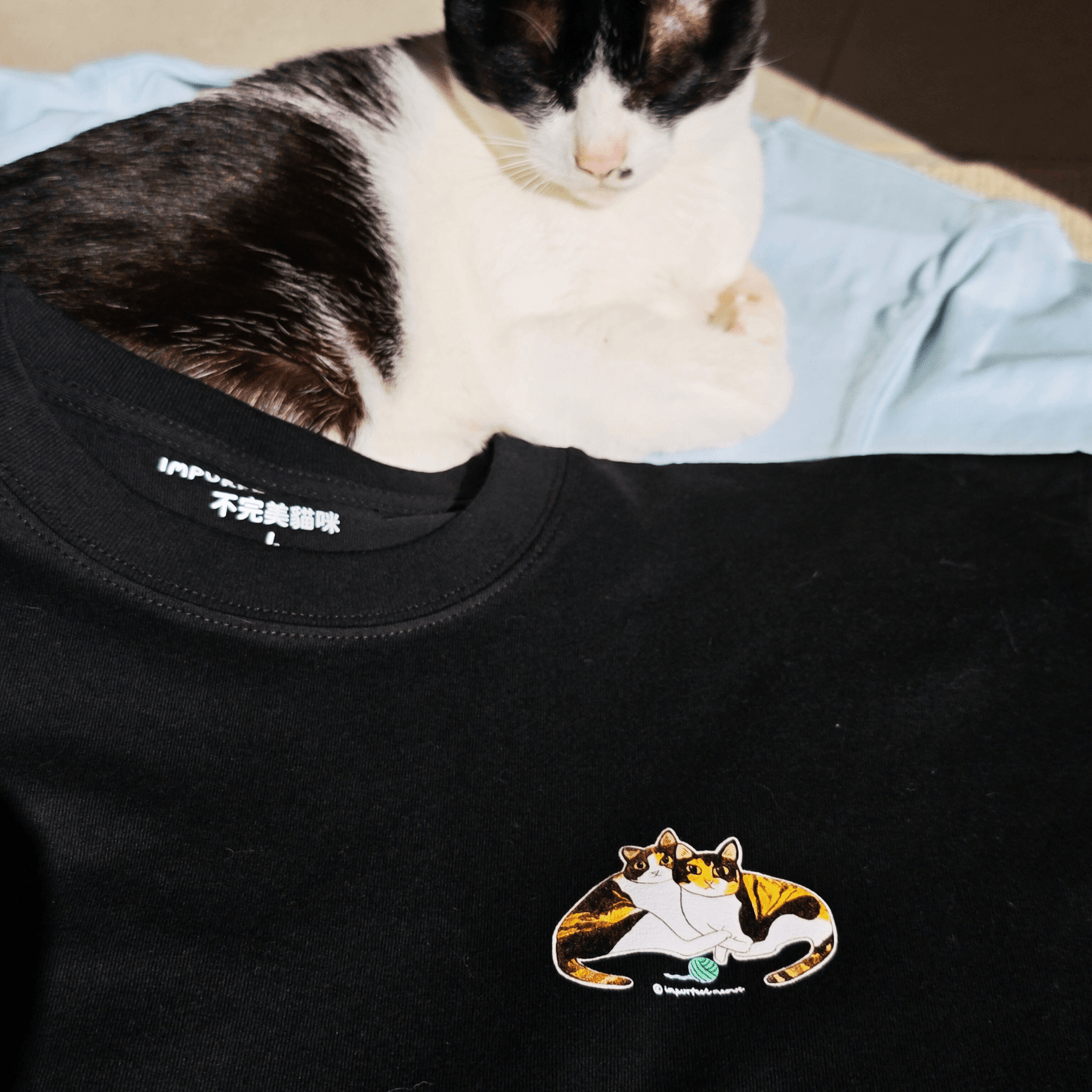 Calico Sisters Long Sleeve Crew Neck