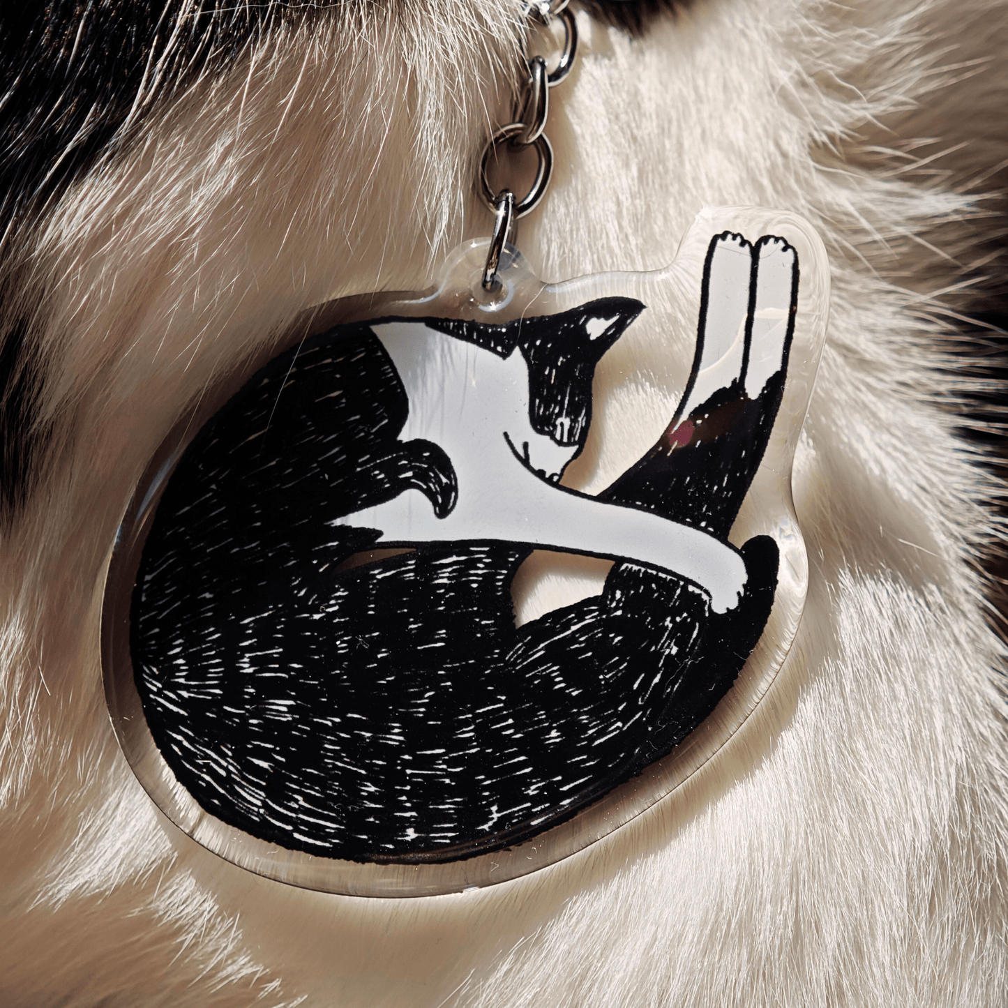 Sleeping Dot Keychain