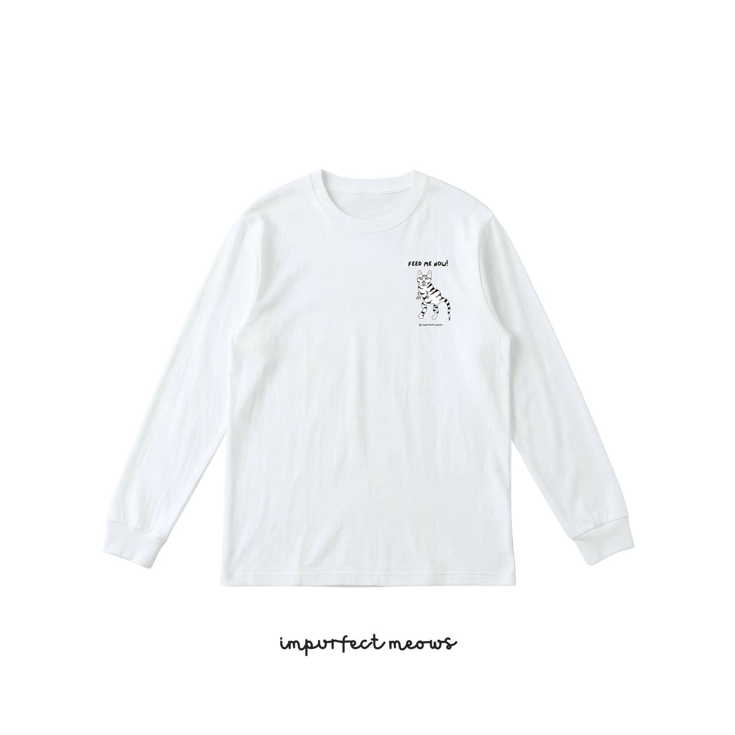 Feed Me Now (Small) Long Sleeve Crew Neck