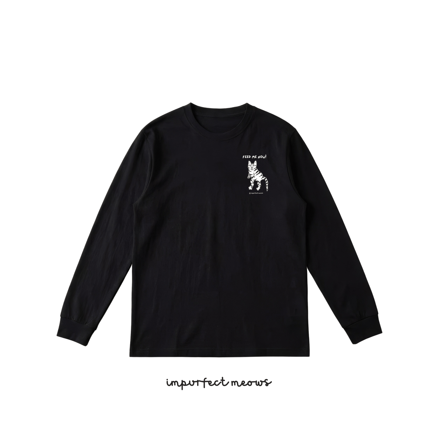 Feed Me Now (Small) Long Sleeve Crew Neck