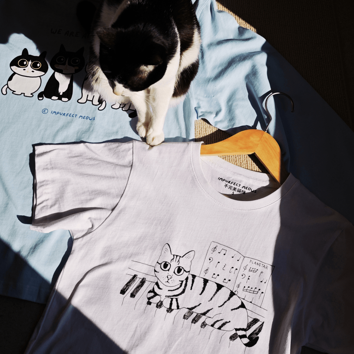Piano Cat T-shirt