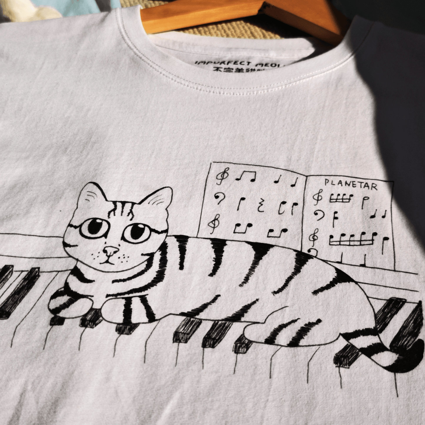 Piano Cat T-shirt