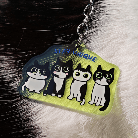 We're Unique Keychain
