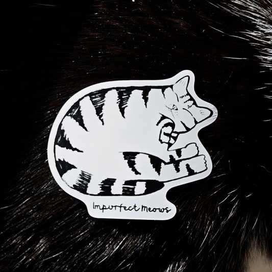 A Ball of Fur Sticker