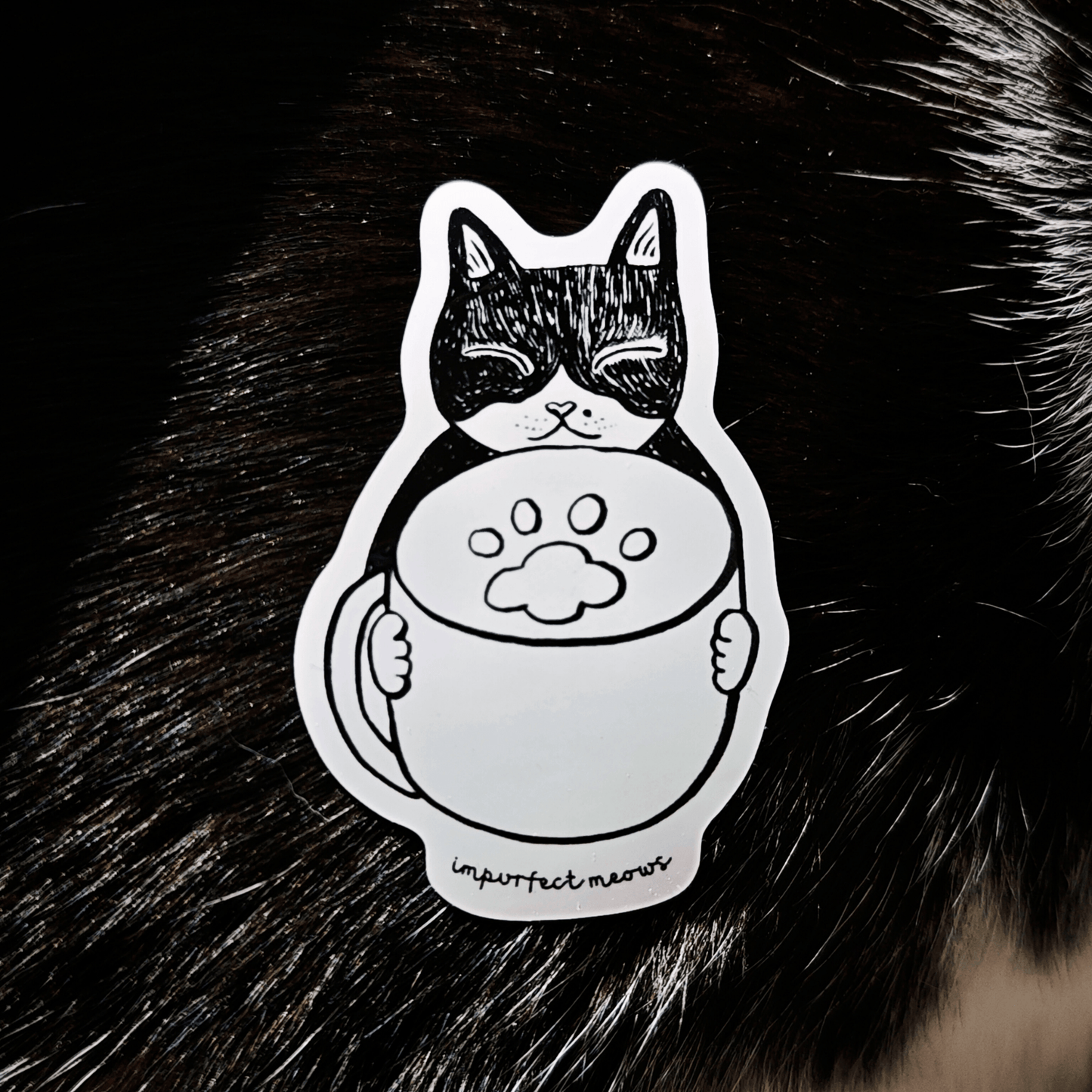 Coffee Cat Sticker