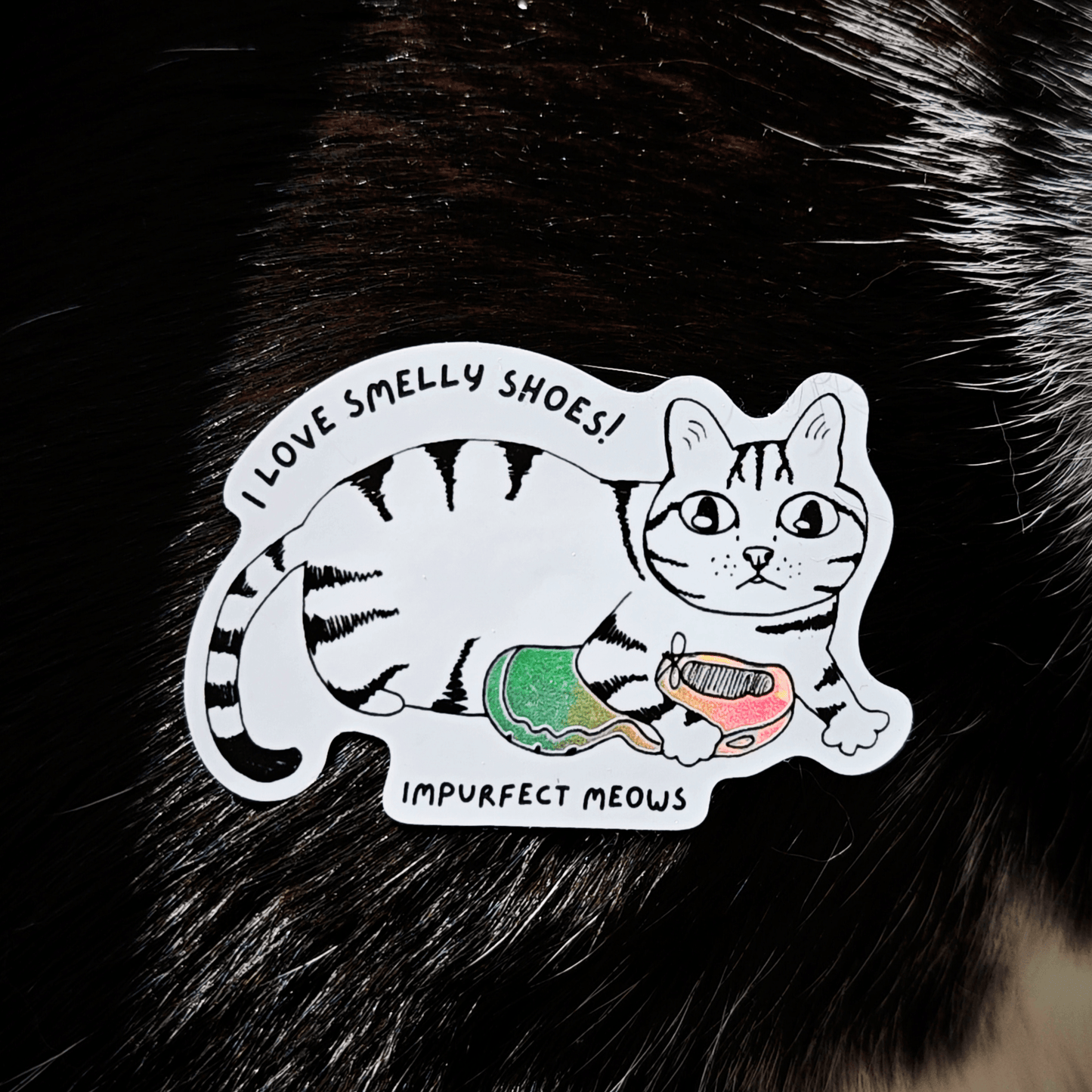 I Love Smelly Shoes Sticker
