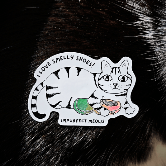 I Love Smelly Shoes Sticker