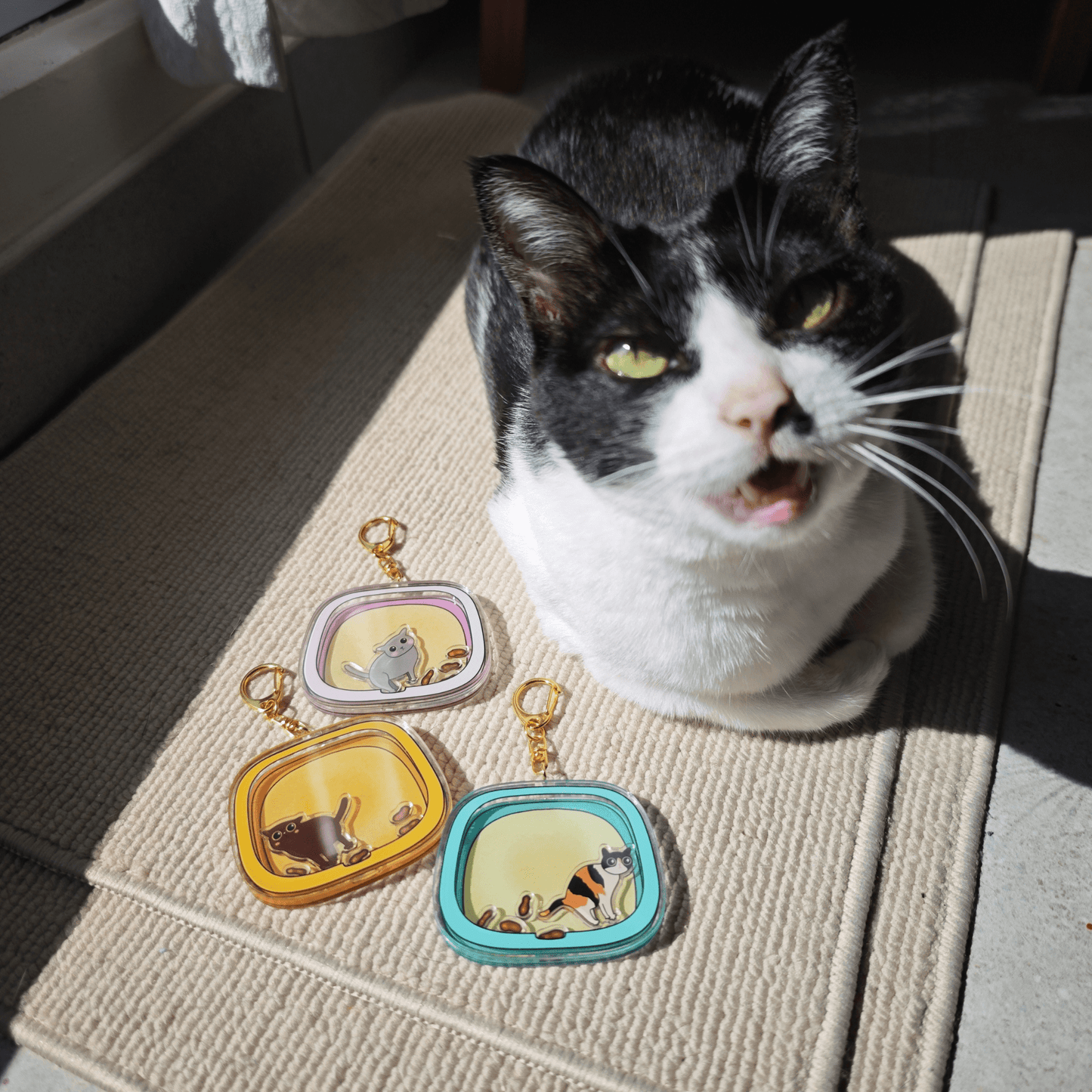Litter Box Keychain