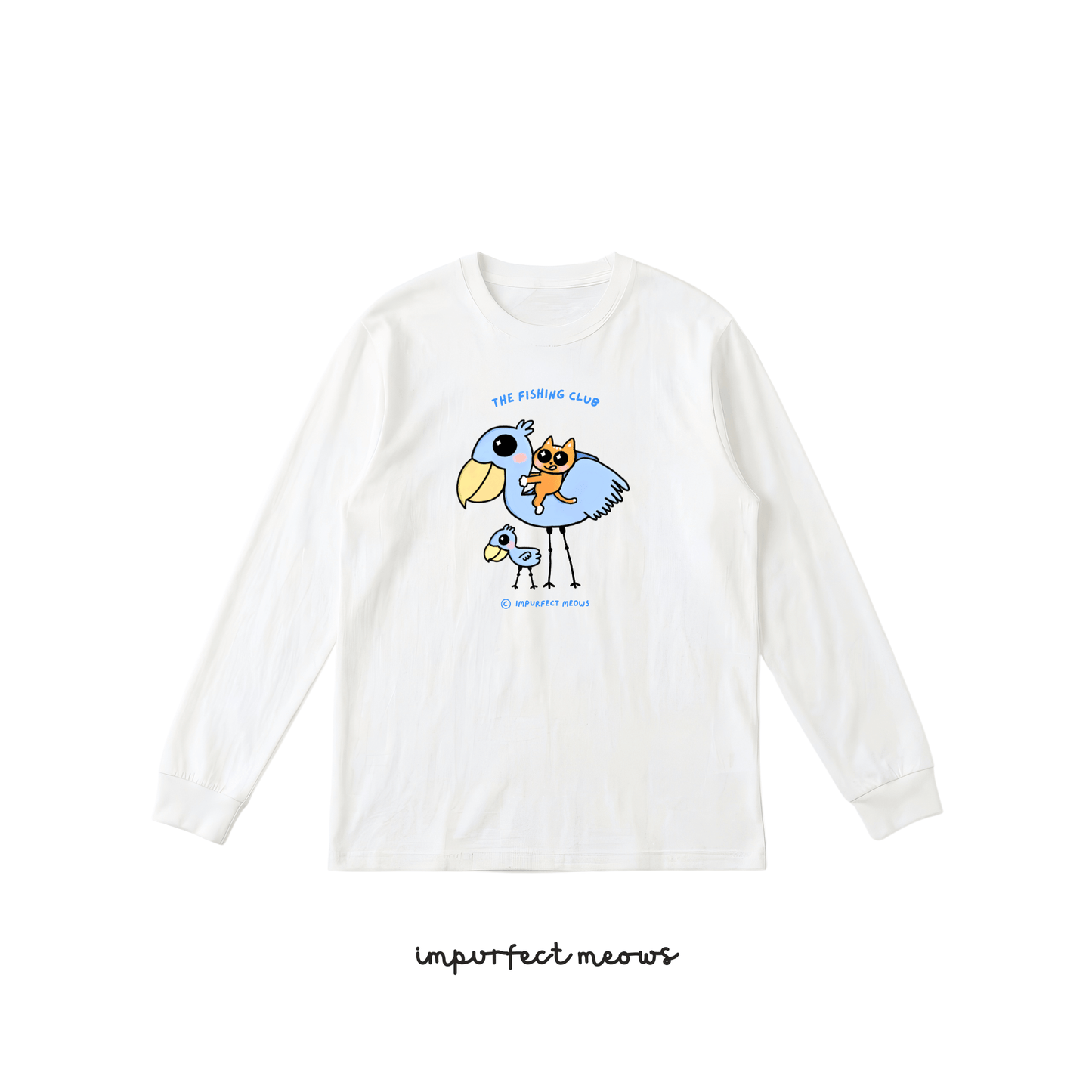 The Fishing Club Long Sleeve Crew Neck