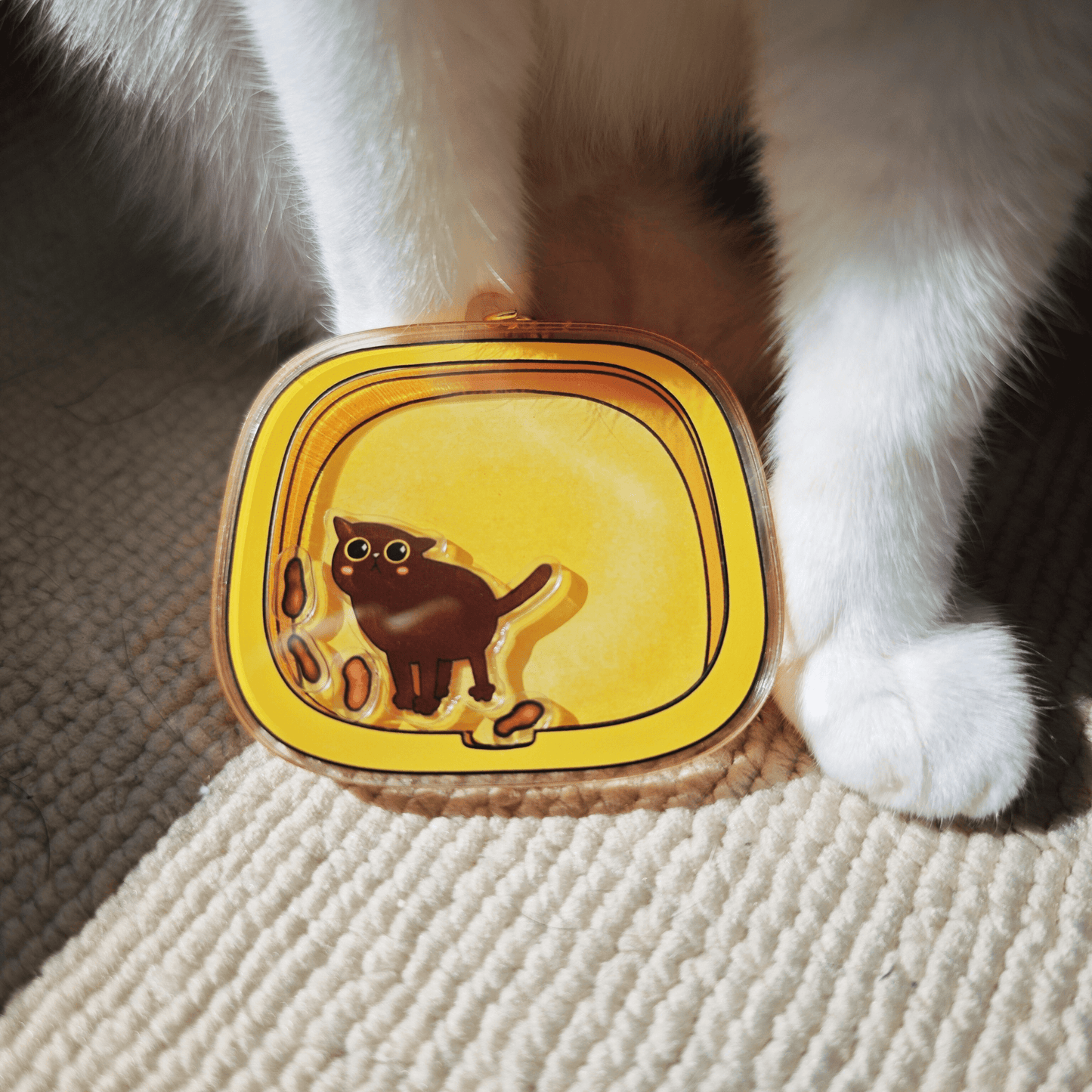 Litter Box Keychain