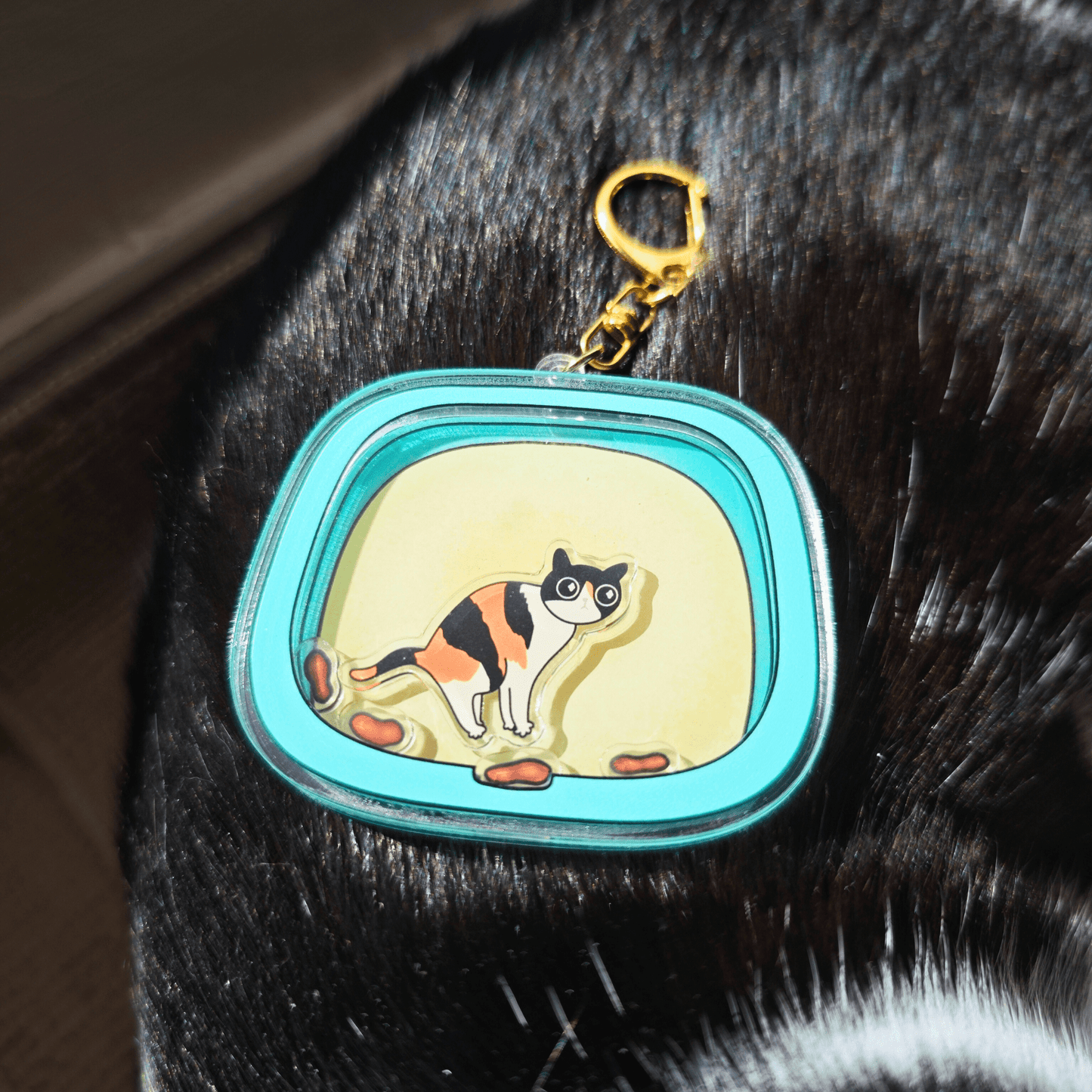 Litter Box Keychain