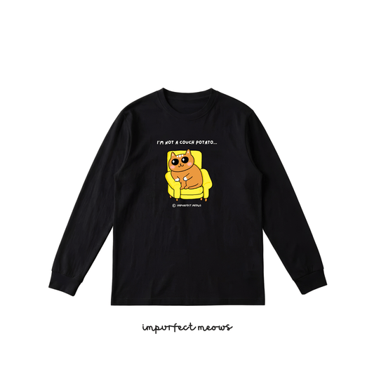 Not a Couch Potato Long Sleeve Crew Neck