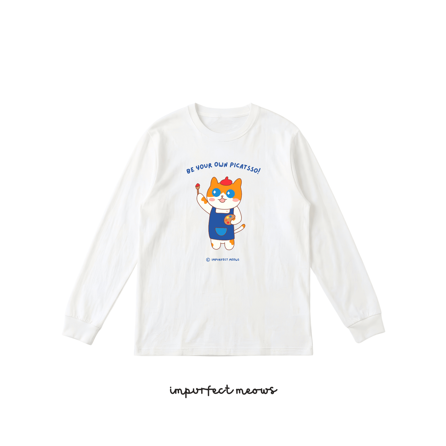 Picatsso Long Sleeve Crew Neck