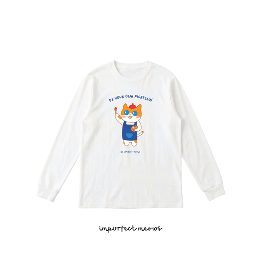 Picatsso Long Sleeve Crew Neck