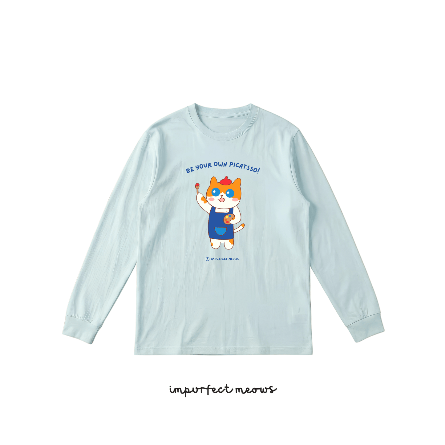 Picatsso Long Sleeve Crew Neck