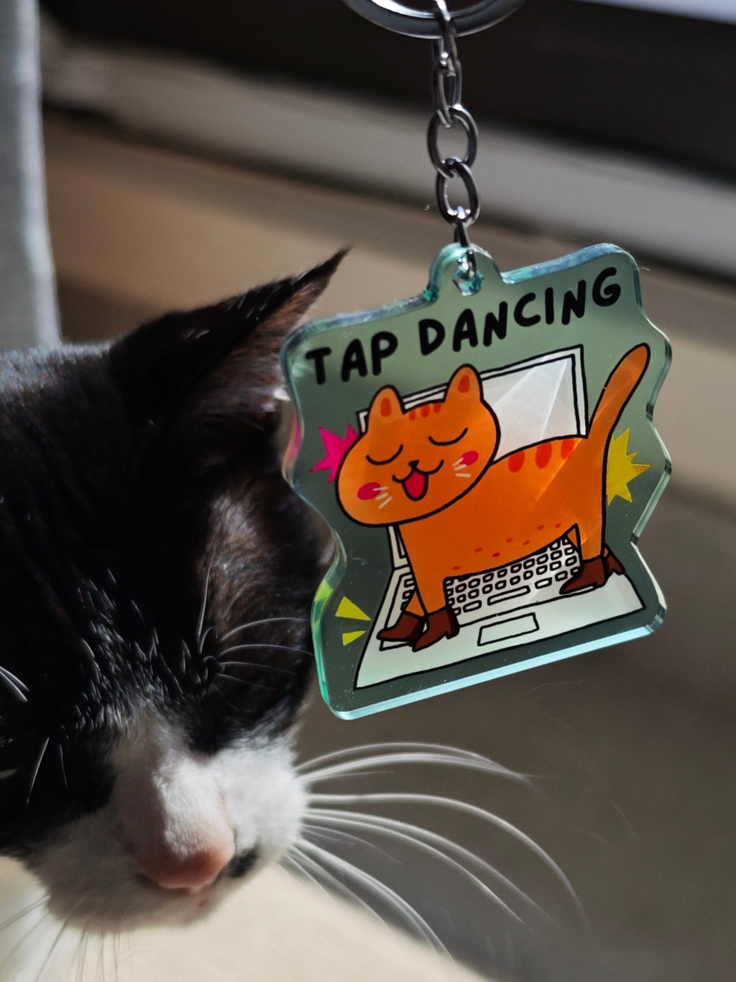 Tap Dancing Keychain