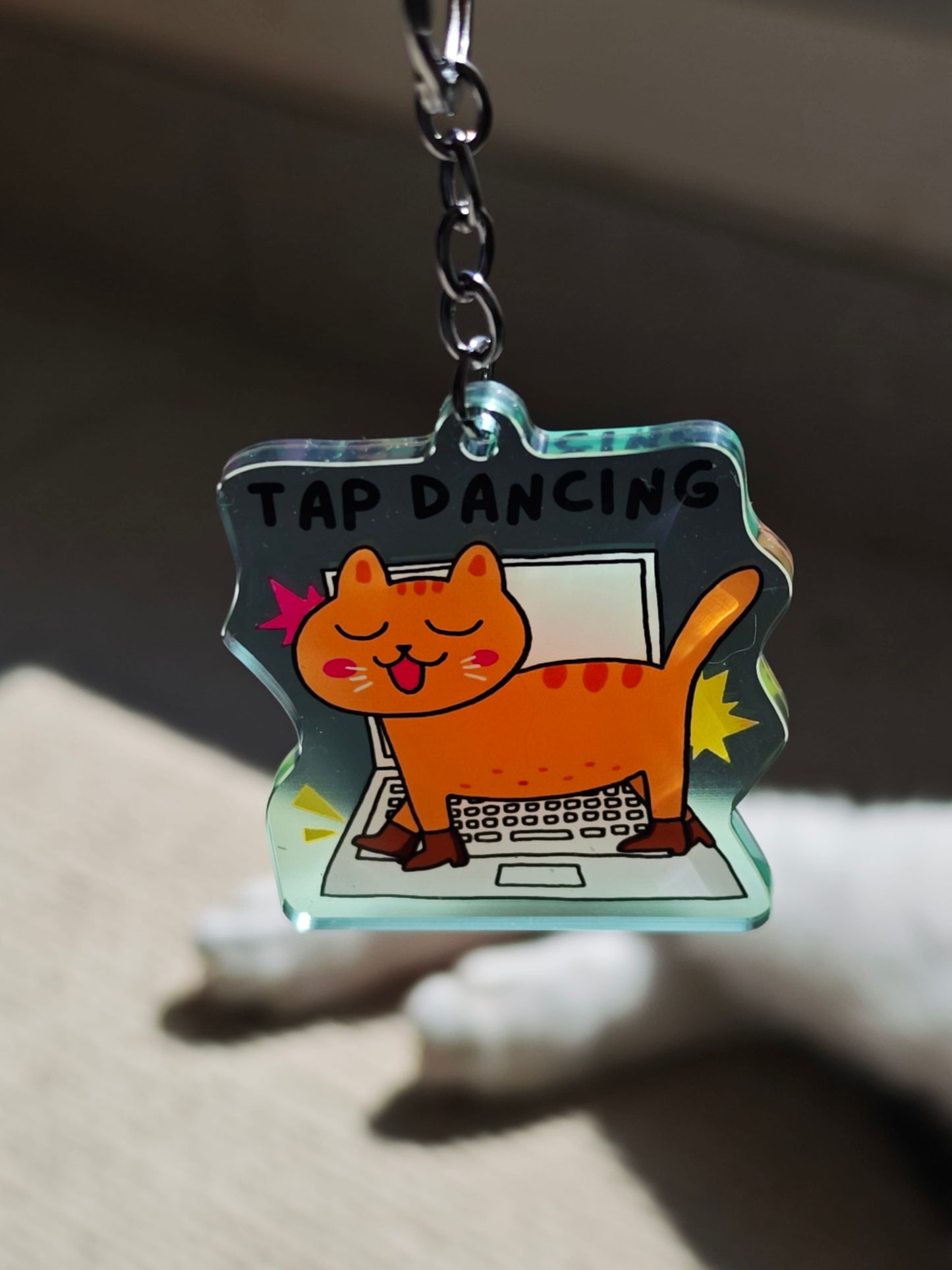 Tap Dancing Keychain