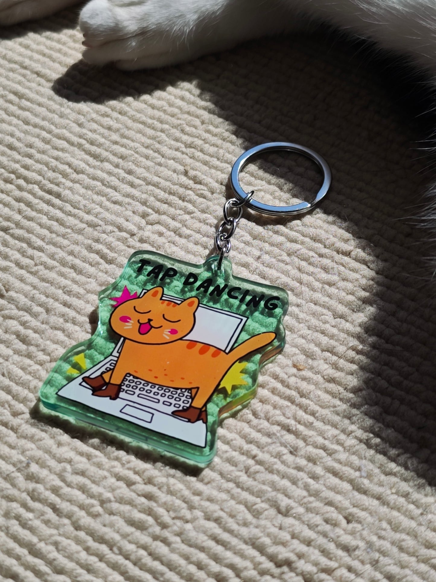Tap Dancing Keychain