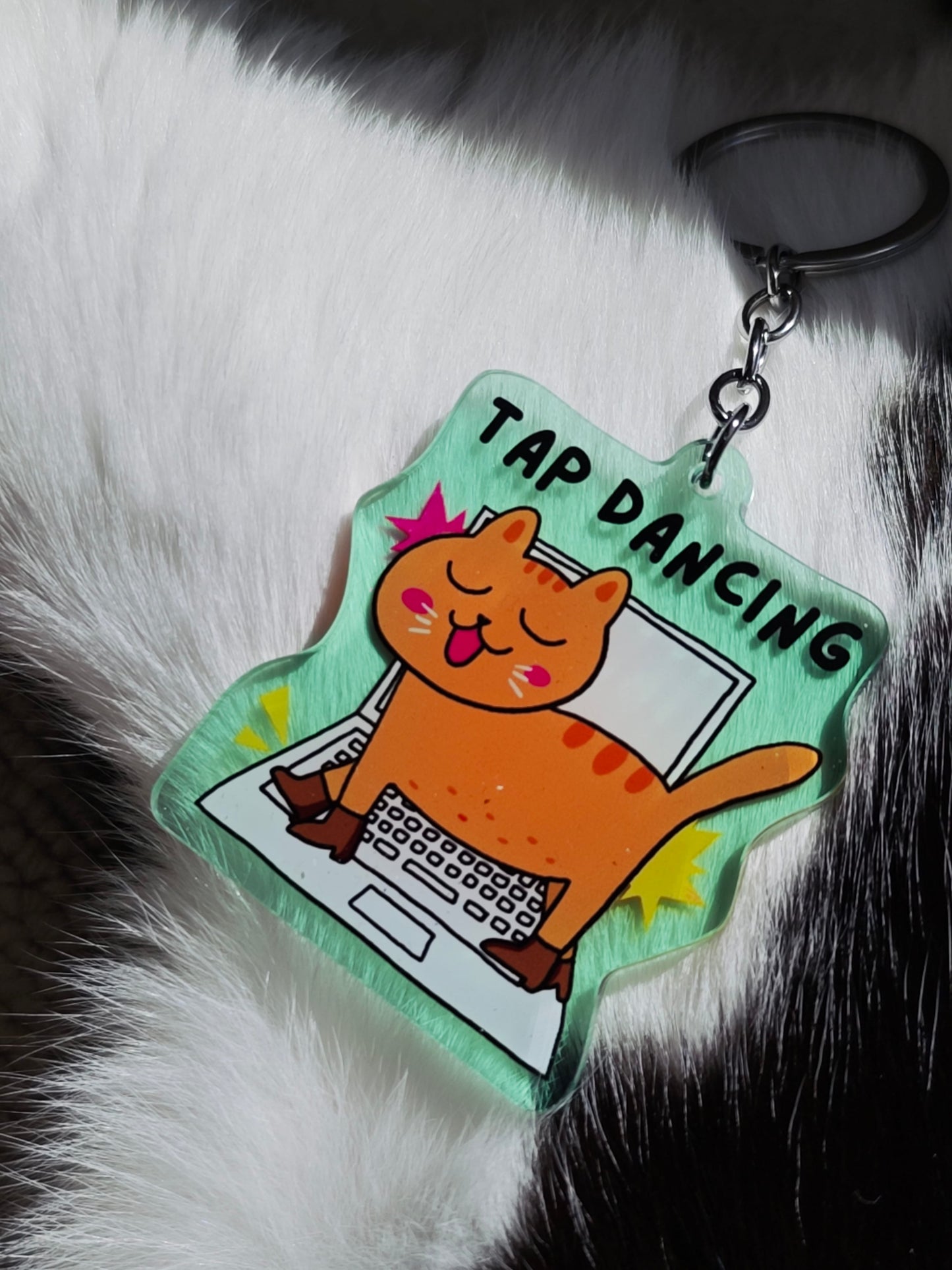 Tap Dancing Keychain