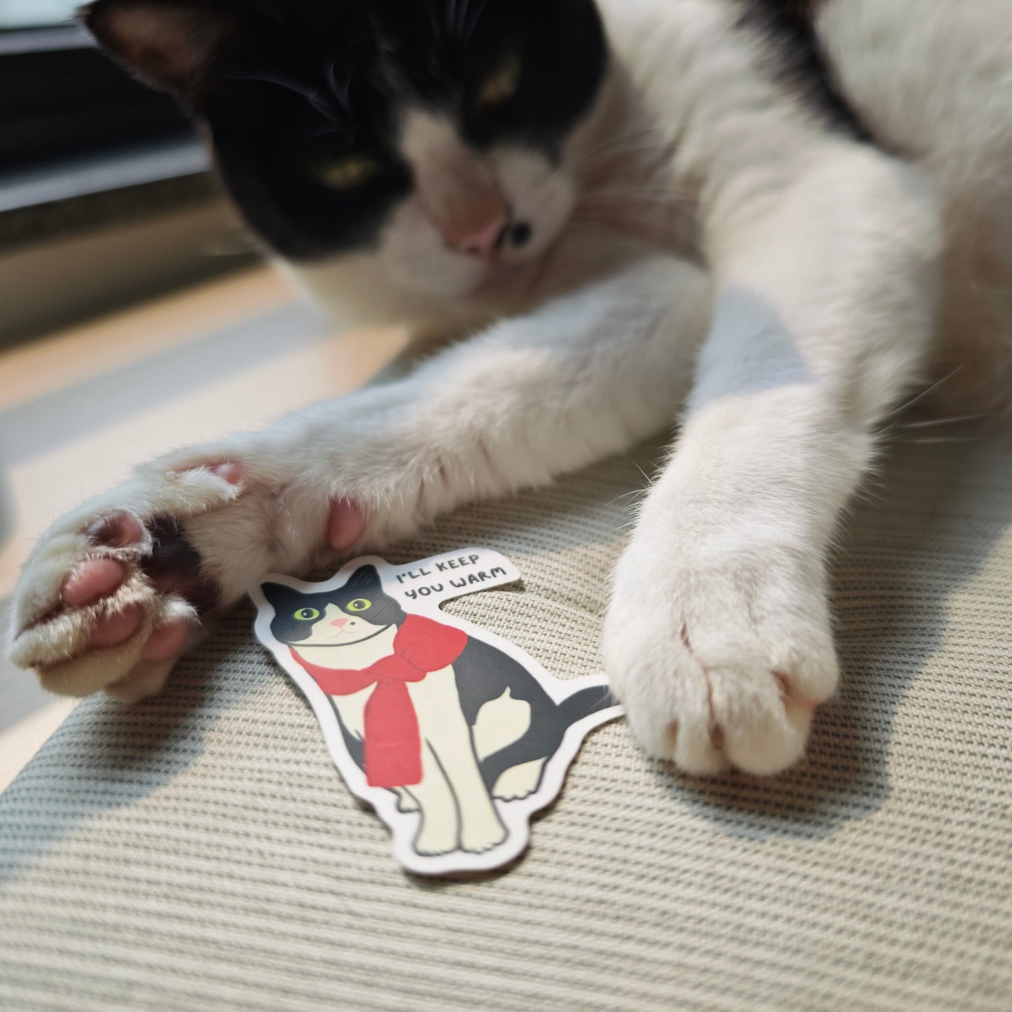 Keep You Warm Sticker