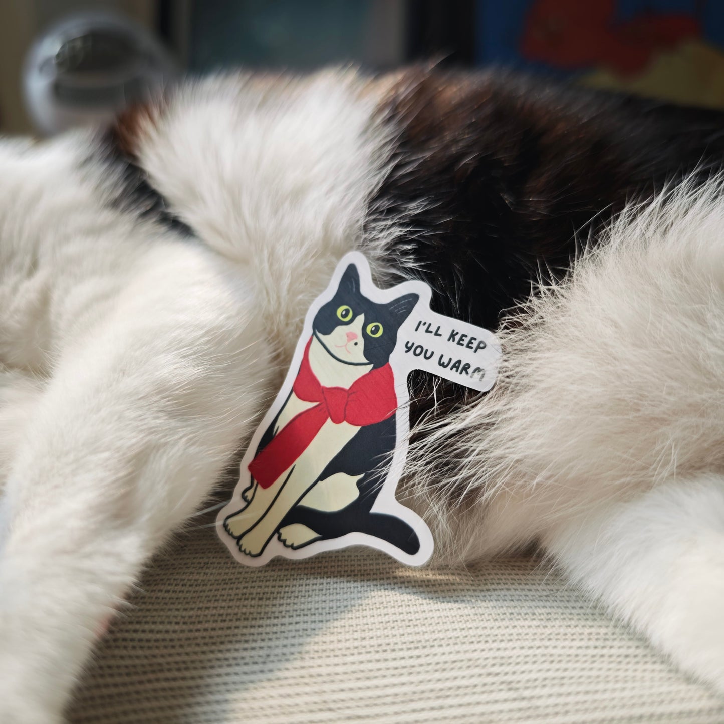 Keep You Warm Sticker