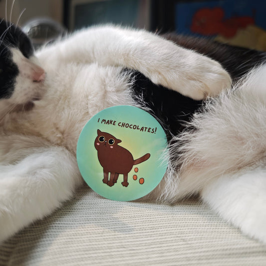 I Make Chocolates Sticker
