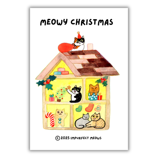Meowy Christmas Card