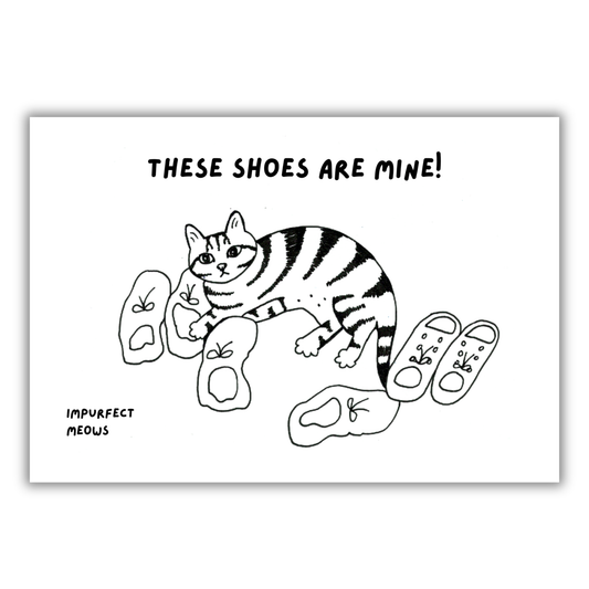 These Shoes Are Mine Postcard